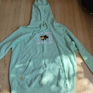 Golf Green Graphic Profane Bee Pullover Hoodie Size M